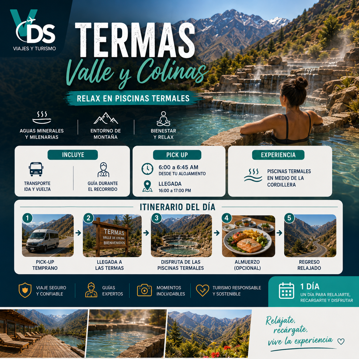 Flyer Termas Valle y Colinas