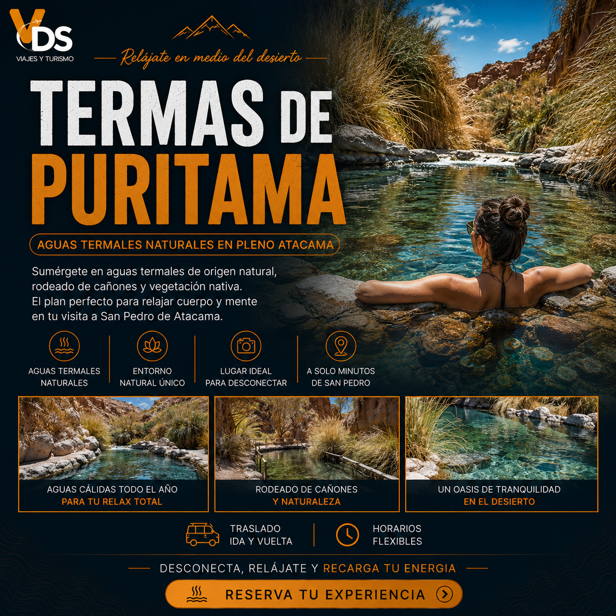 Flyer Termas de Puritama