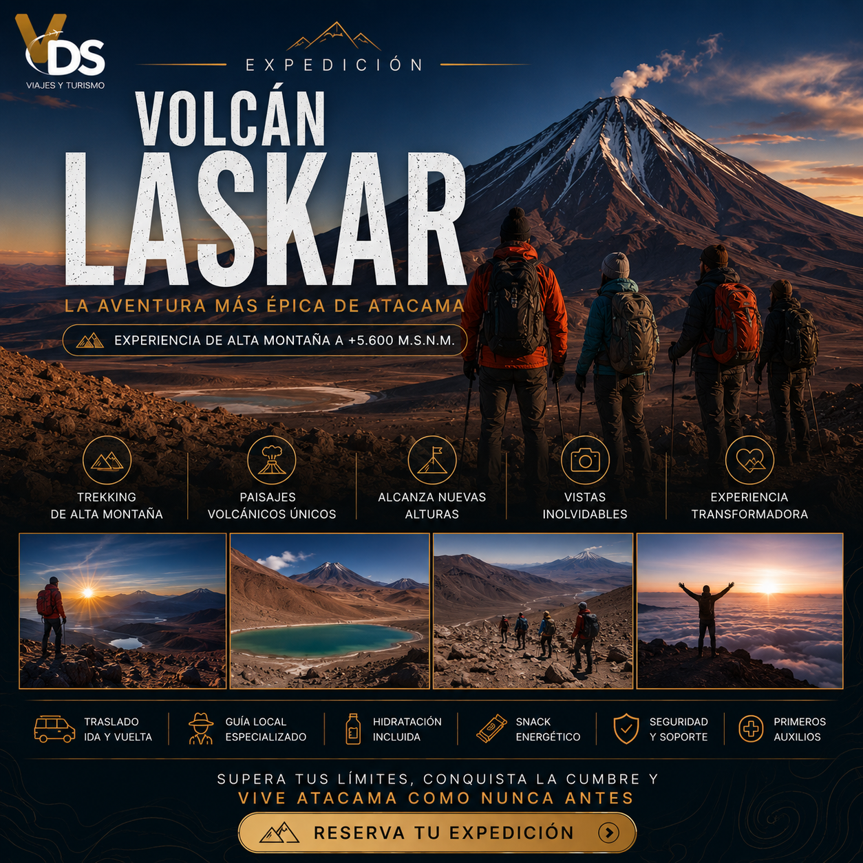 Flyer Volcan Laskar